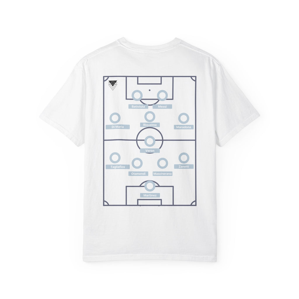 Argentina Legend XI Football T-Shirt |  All-Time Starting Lineup Tee | Argentina  Football Fan Gift | Albiceleste Shirt |  Gift