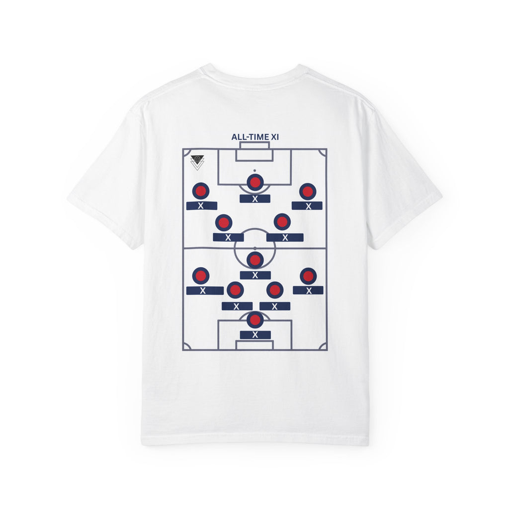 Custom France Legend XI Football T-Shirt | Choose your Starting Lineup Tee | France Football Fan Gift | Les Bleus Shirt |  Unique Football Gift
