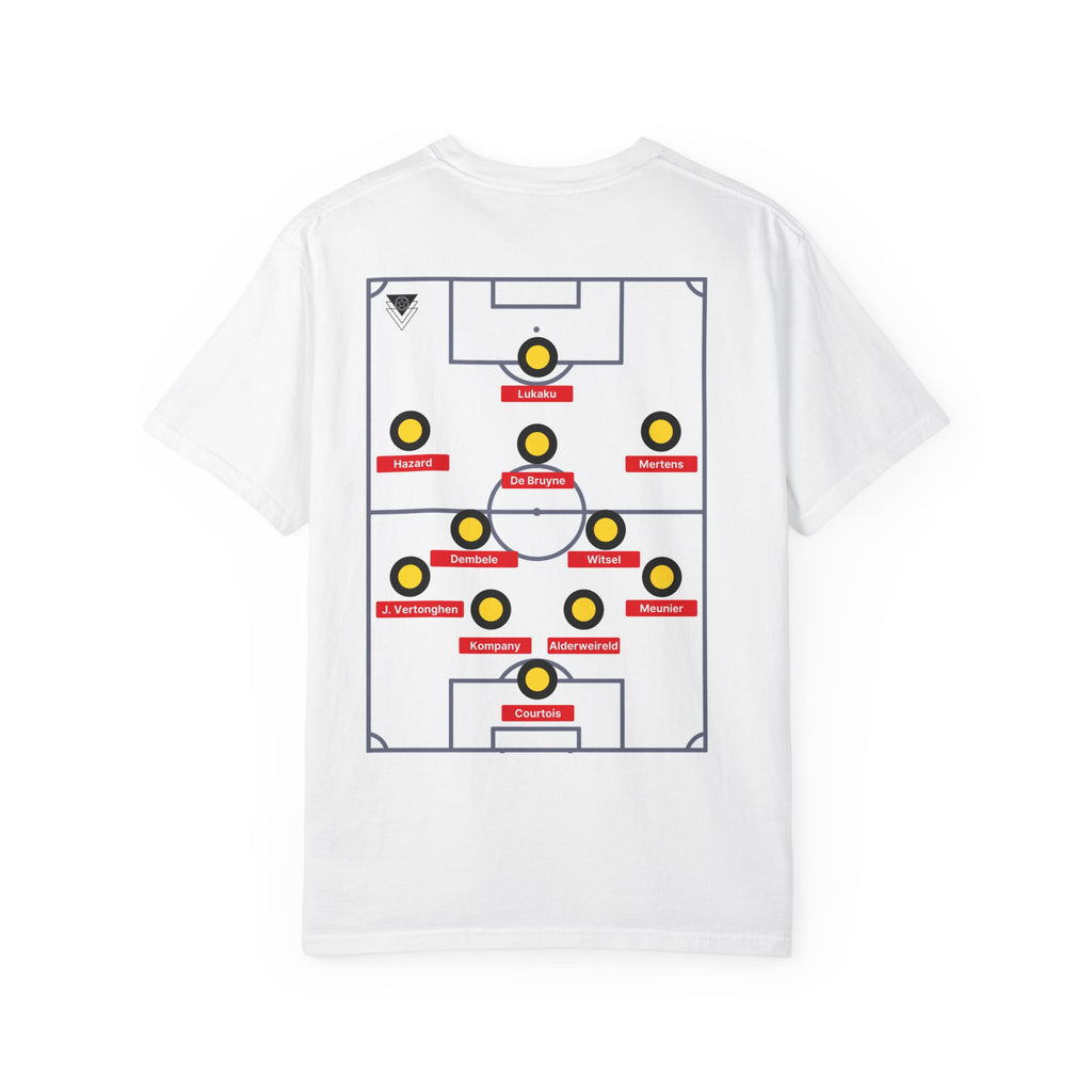 Belgium Legend XI Football T-Shirt |  All-Time Starting Lineup Tee | Belgium  Football Fan Gift | Red Devils Shirt |  World cup