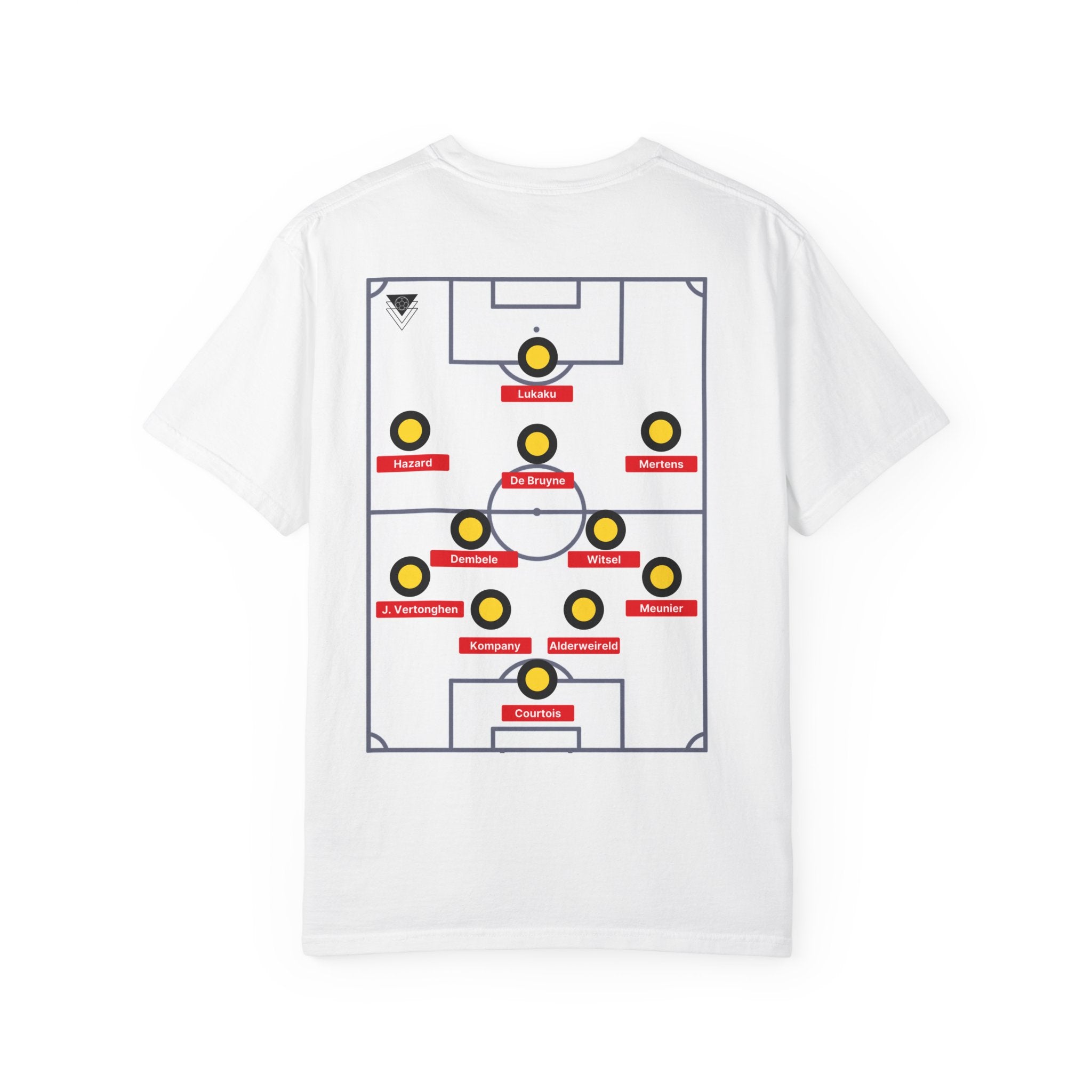 Belgium Legend XI Football T-Shirt |  All-Time Starting Lineup Tee | Belgium  Football Fan Gift | Red Devils Shirt |  World cup