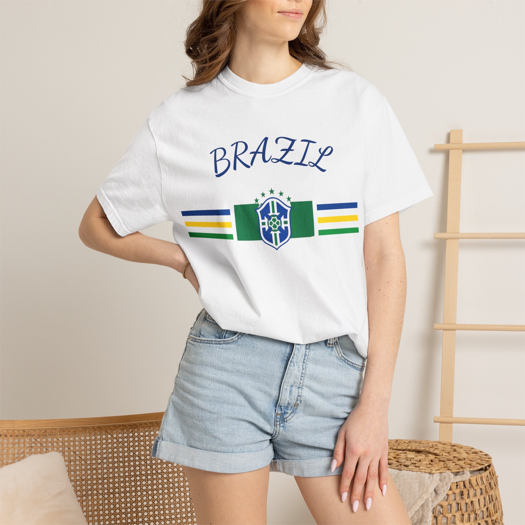 Brazil Legends Lineup T-shirt | Brazil Football Starting XI Tee