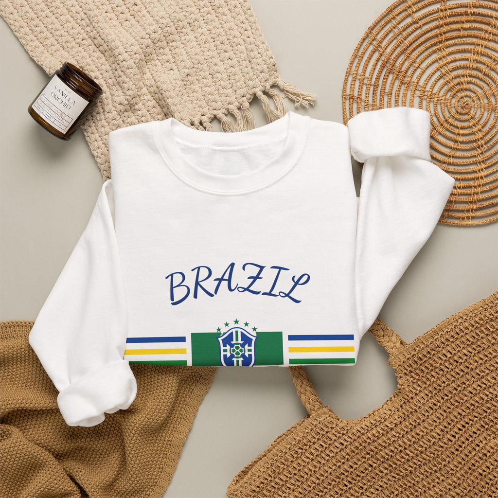 Brazil Formation Sweatshirt | Football Lineup Crewneck | World Cup | Greatest XI ever