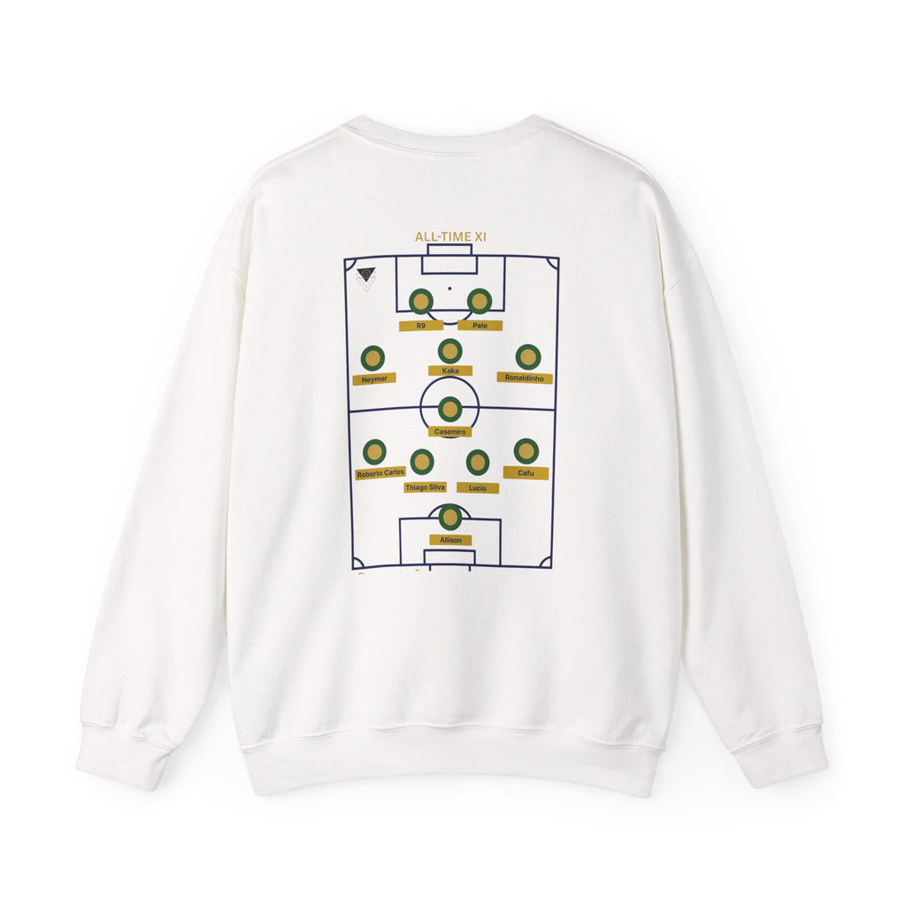 Brazil Formation Sweatshirt | Football Lineup Crewneck | World Cup | Greatest XI ever