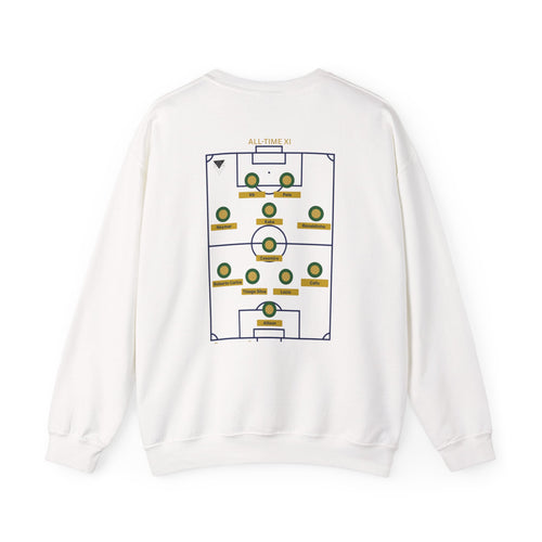 Brazil Formation Sweatshirt | Football Lineup Crewneck | World Cup | Greatest XI ever