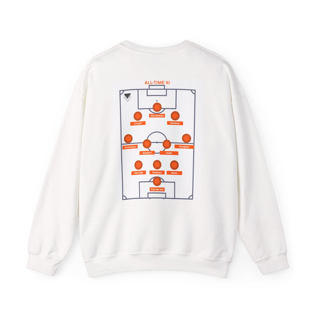 Netherlands Formation Sweatshirt | Football Lineup Crewneck | World Cup | Greatest XI ever Dutch