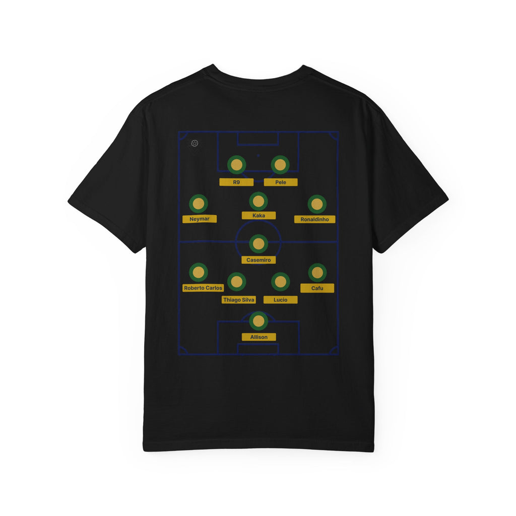 Brazil Legends Lineup T-shirt | Brazil Football Starting XI Tee