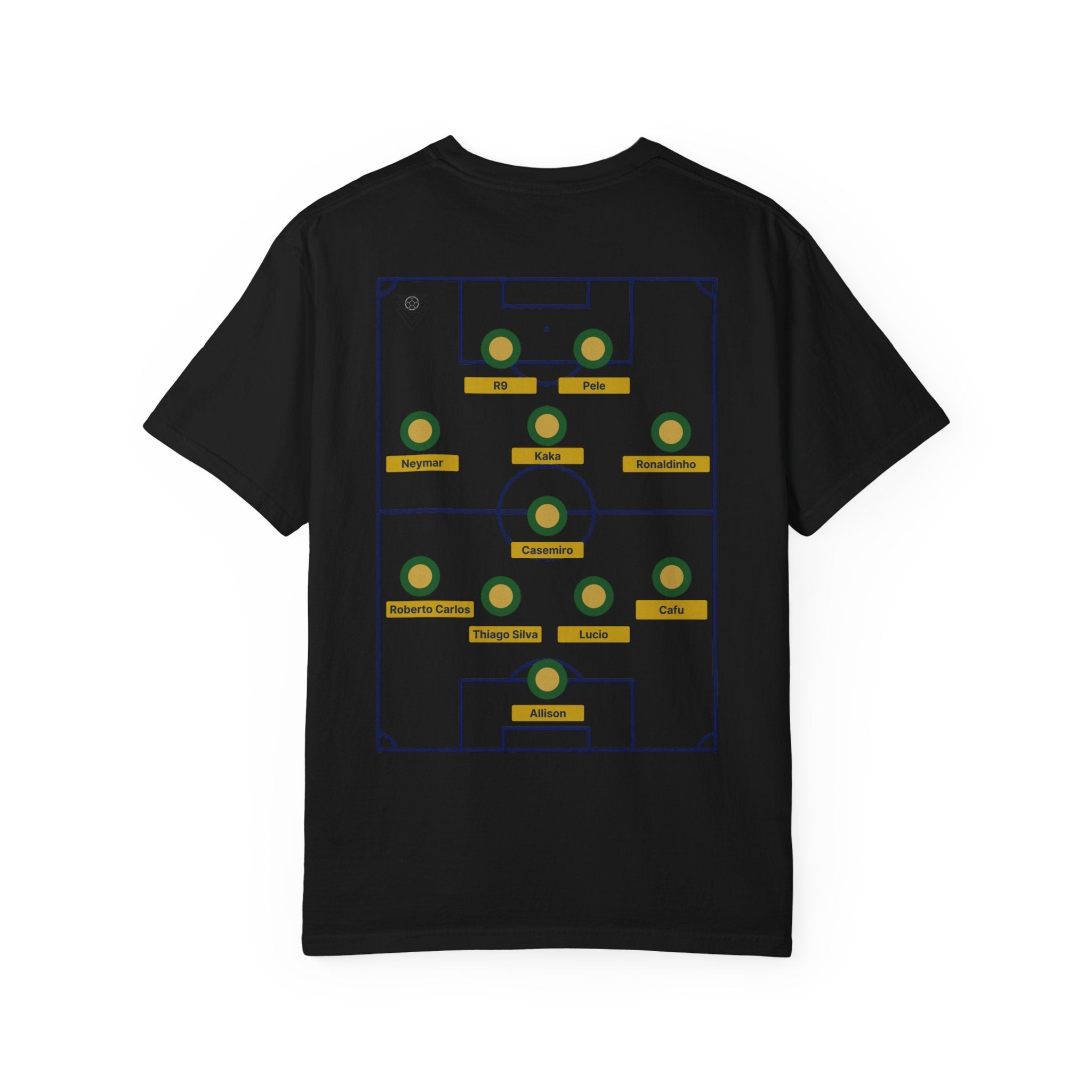 Brazil Legends Lineup T-shirt | Brazil Football Starting XI Tee