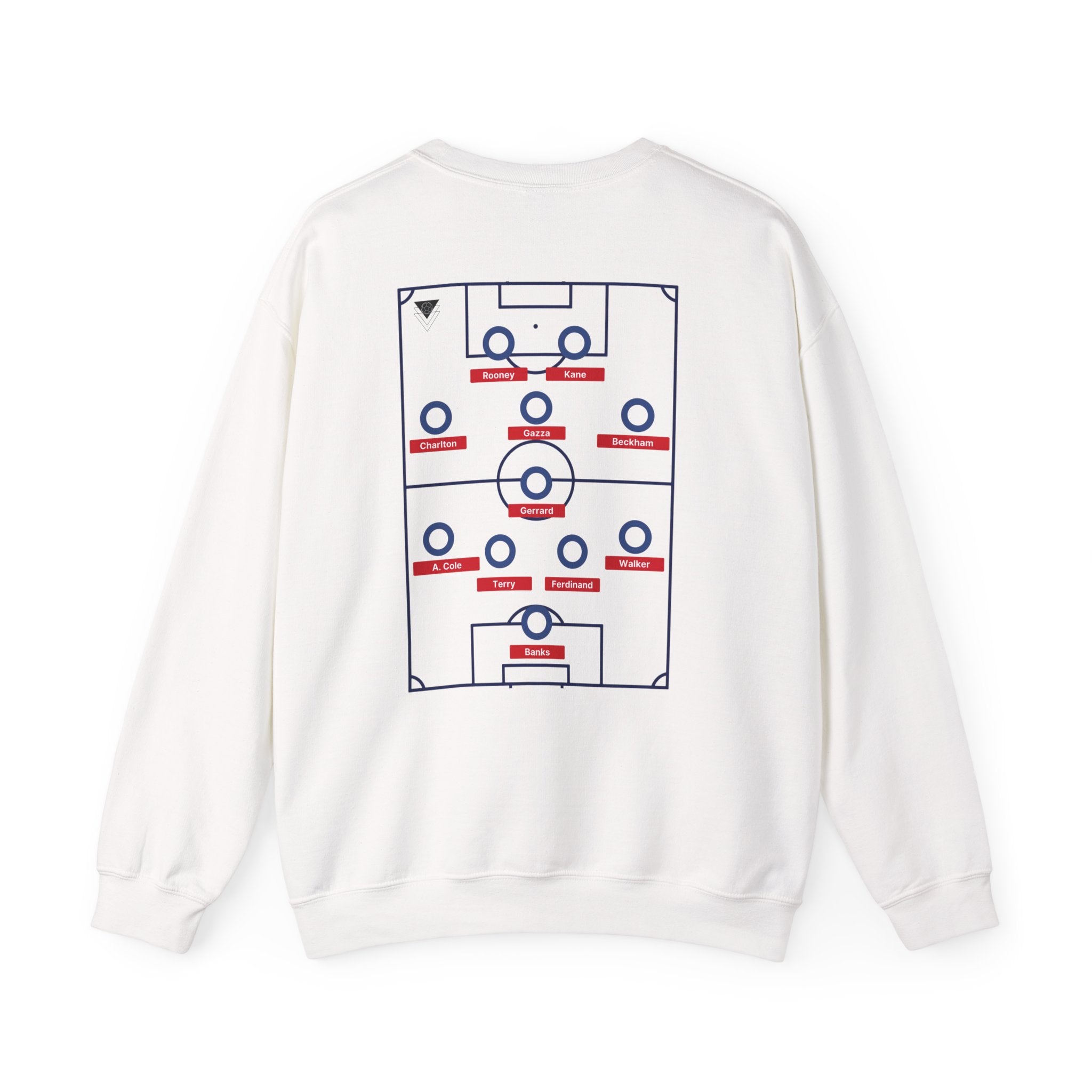 England Soccer Formation Sweatshirt | Football Lineup Crewneck | World Cup | Greatest XI ever