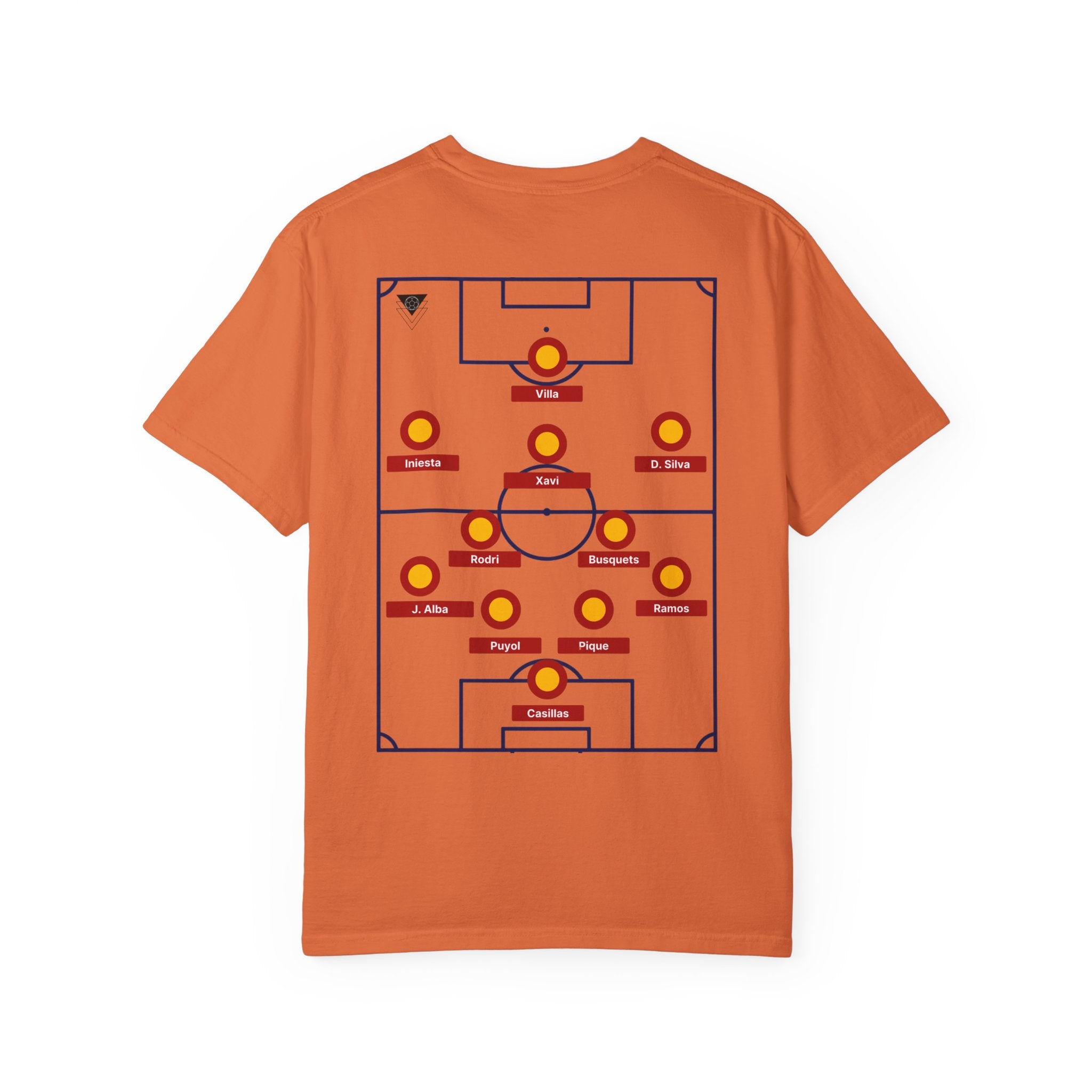 Spain Legend XI Football T-Shirt |  All-Time Starting Lineup Tee | España  Football Fan Gift | La Roja Shirt |  Unique Football Gift
