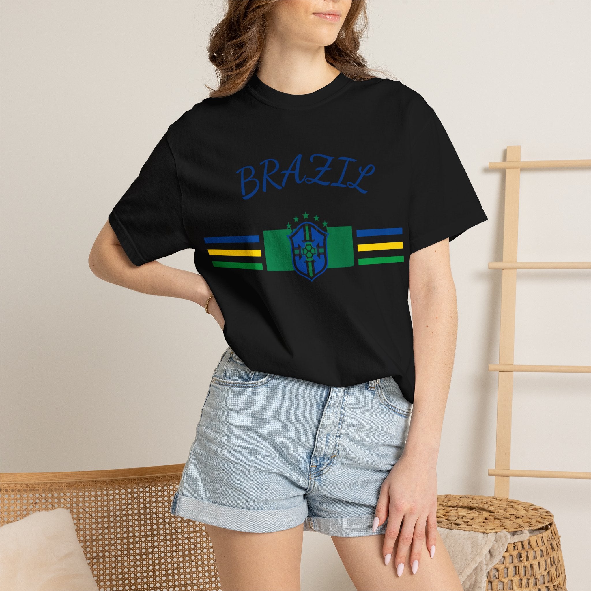 Brazil Legends Lineup T-shirt | Brazil Football Starting XI Tee