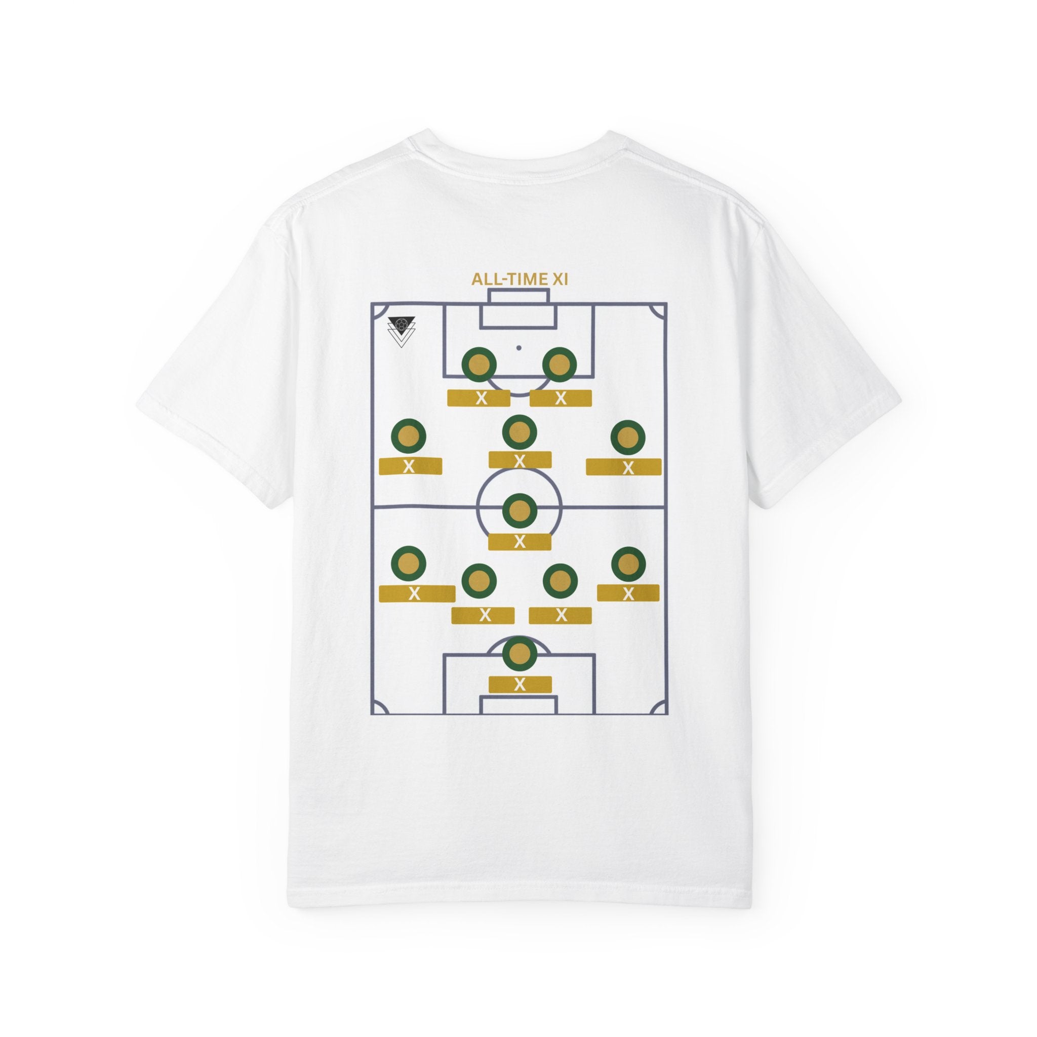 Custom Brazil Legend XI Football T-Shirt | Choose your Starting Lineup Tee | Unique Football Gift