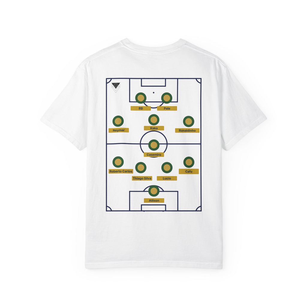 Brazil Legends Lineup T-shirt | Brazil Football Starting XI Tee