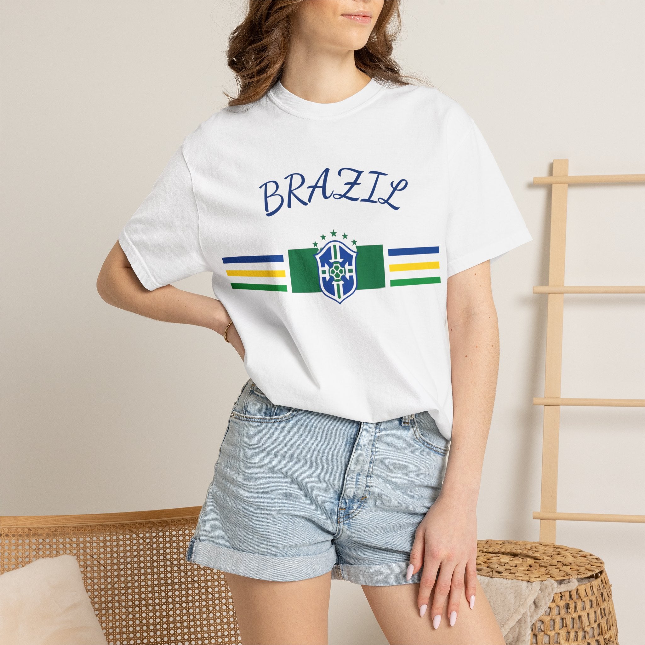 Custom Brazil Legend XI Football T-Shirt | Choose your Starting Lineup Tee | Unique Football Gift