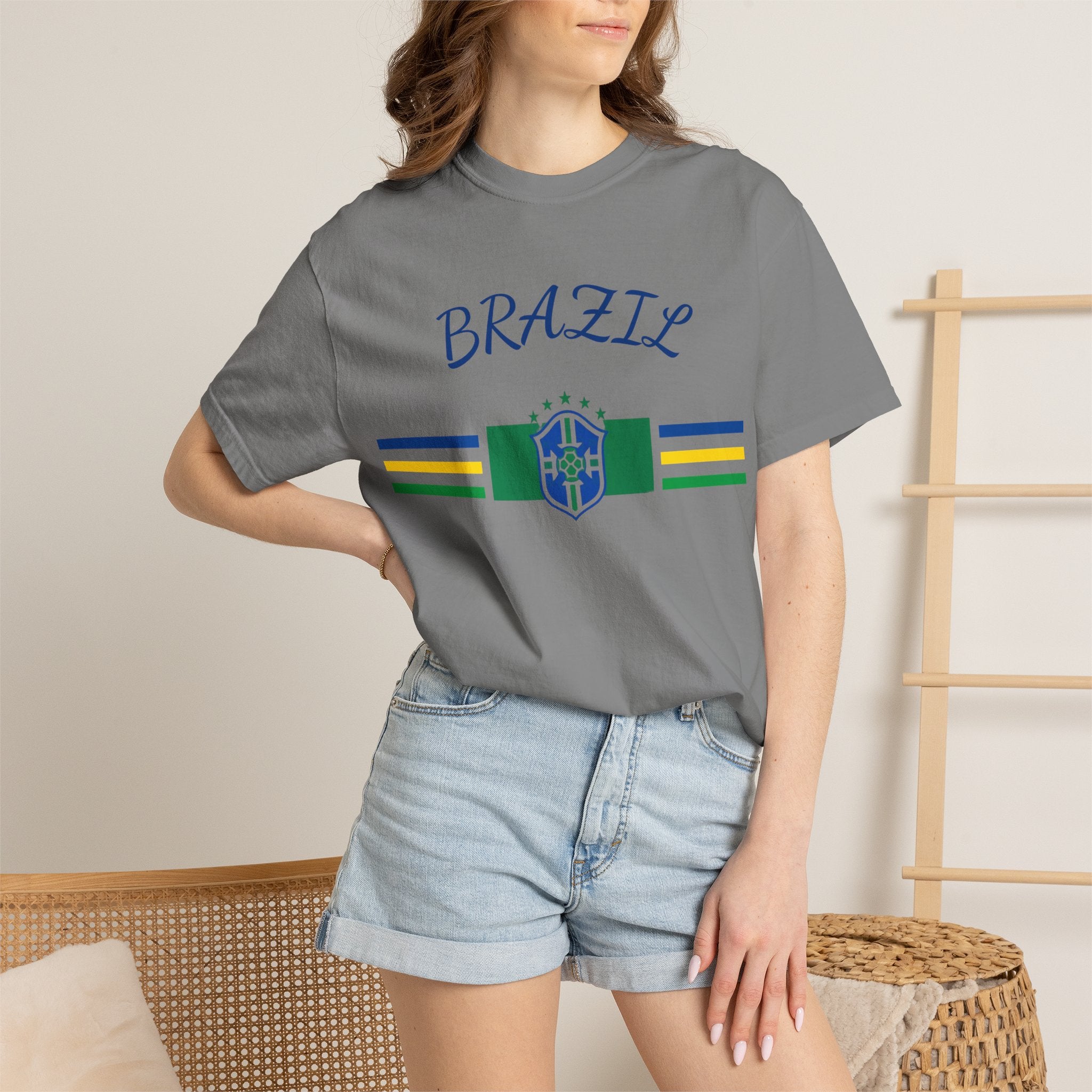 Brazil Legends Lineup T-shirt | Brazil Football Starting XI Tee
