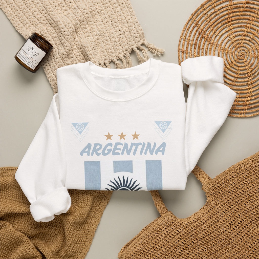 Argentina Messi Formation Sweatshirt | Football Lineup Crewneck | World Cup | Greatest XI ever