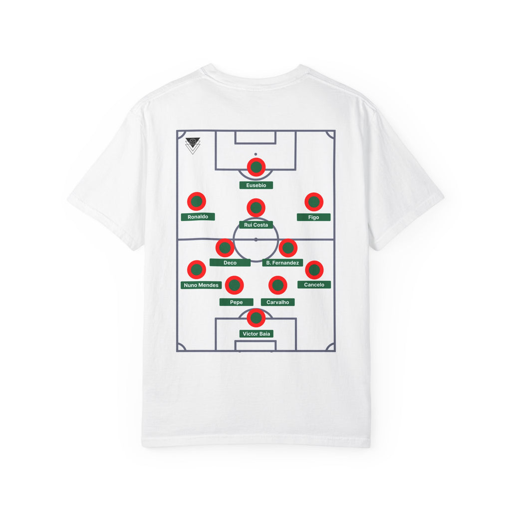 Portugal Legend XI Football T-Shirt |  All-Time Starting Lineup Tee | Portugal  Football Fan Gift | Selecao Shirt |  Unique Football Gift