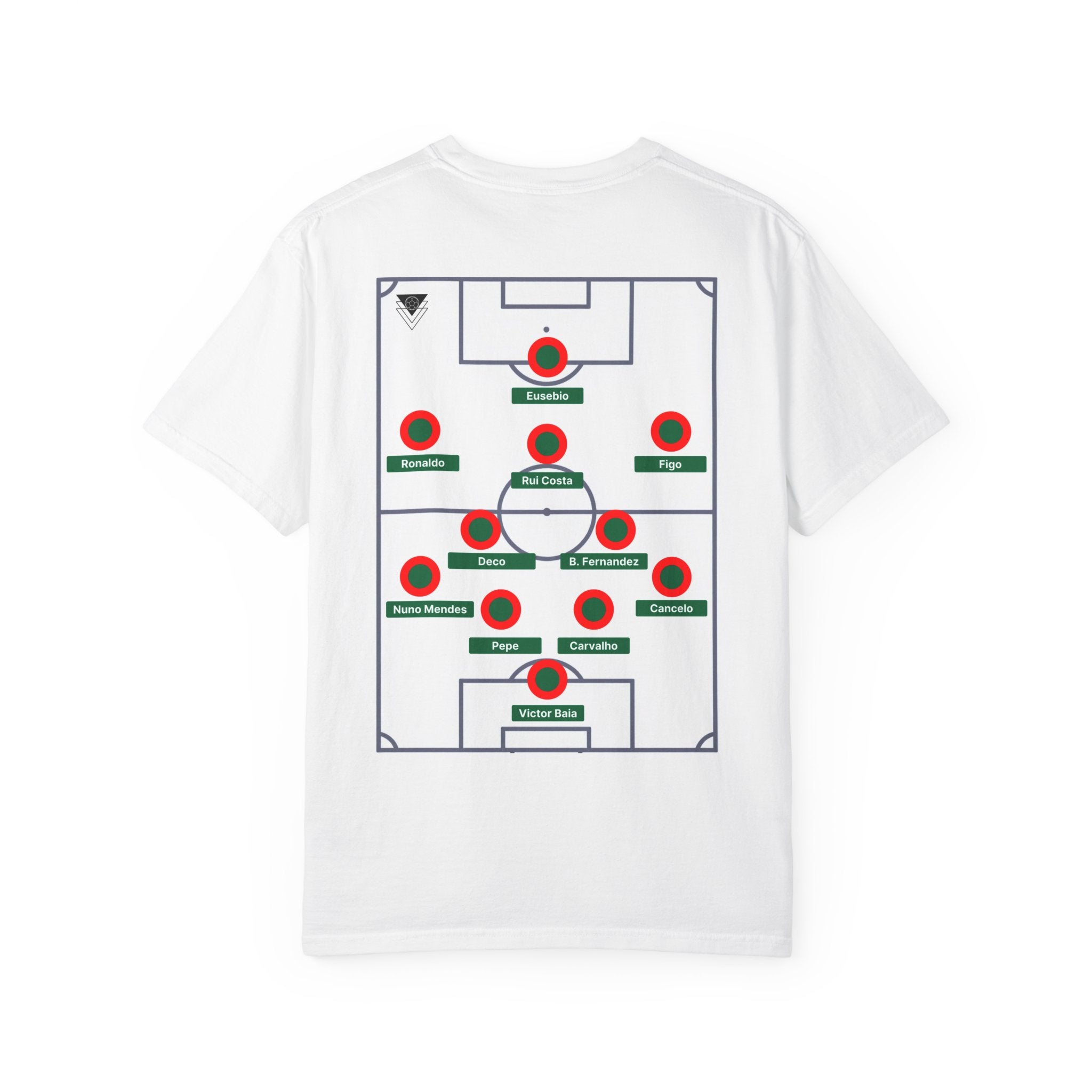 Portugal Legend XI Football T-Shirt |  All-Time Starting Lineup Tee | Portugal  Football Fan Gift | Selecao Shirt |  Unique Football Gift