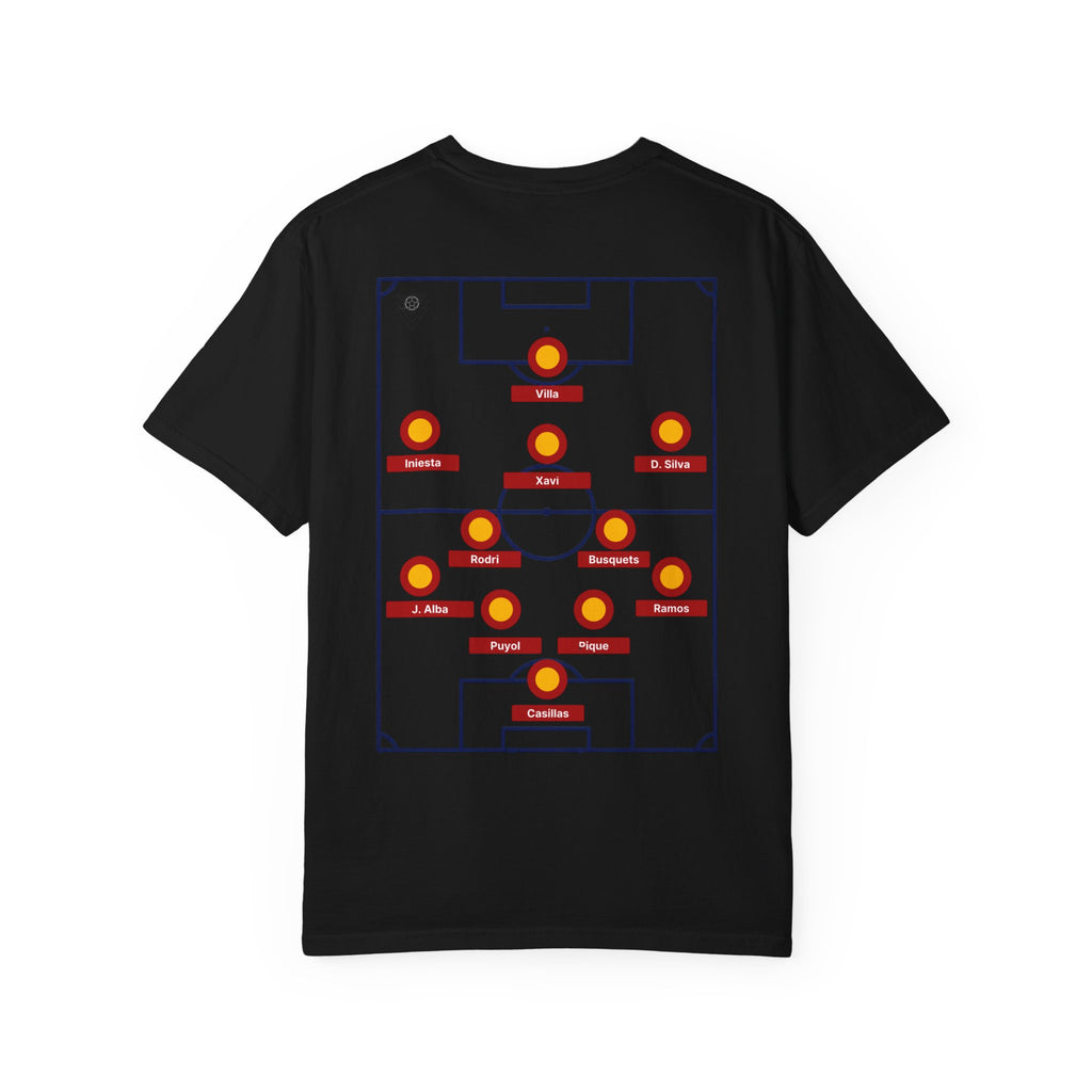 Spain Legend XI Football T-Shirt |  All-Time Starting Lineup Tee | España  Football Fan Gift | La Roja Shirt |  Unique Football Gift