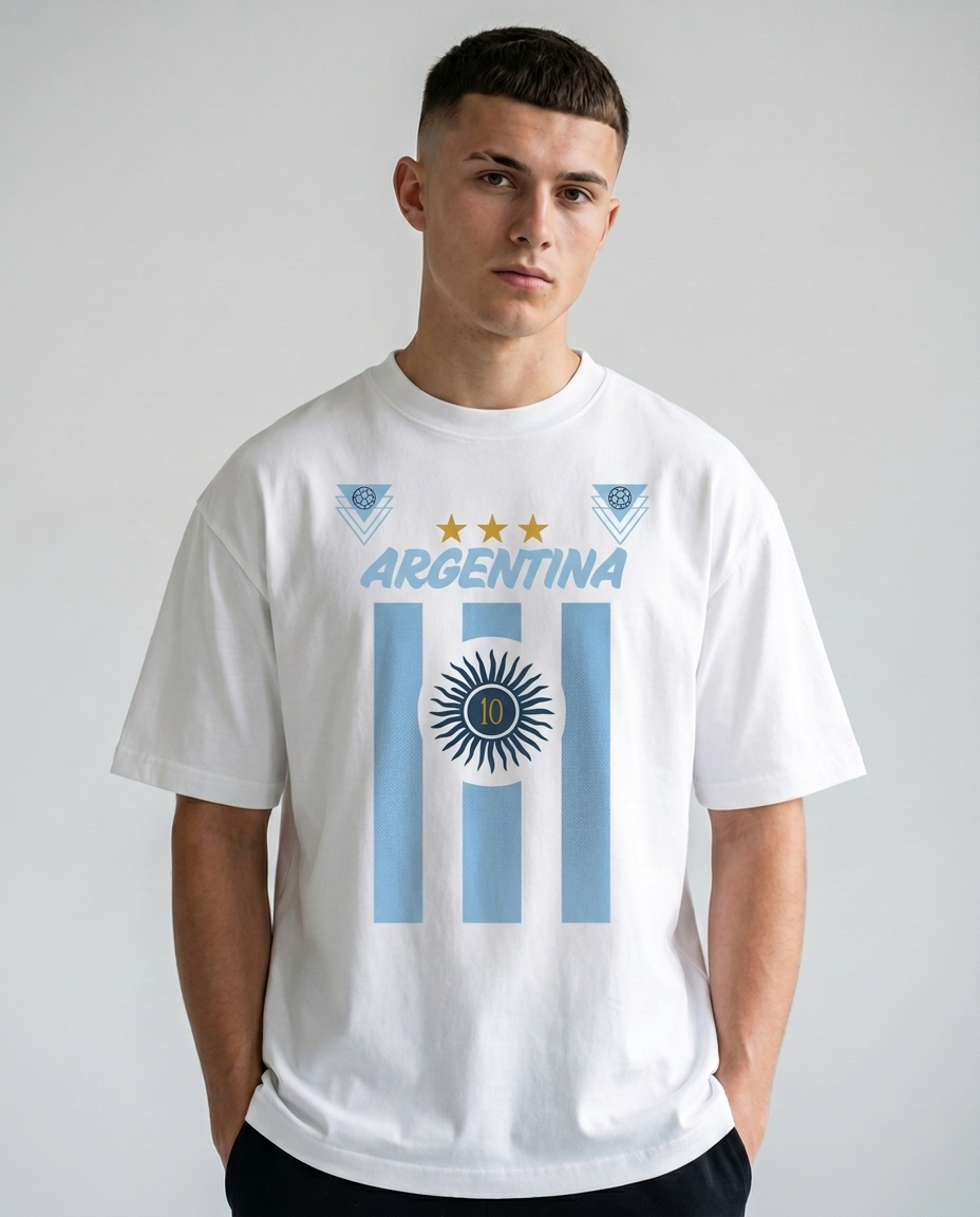 Custom Argentina Legend XI Football T-Shirt | Choose your Starting Lineup Tee | Unique Football Gift