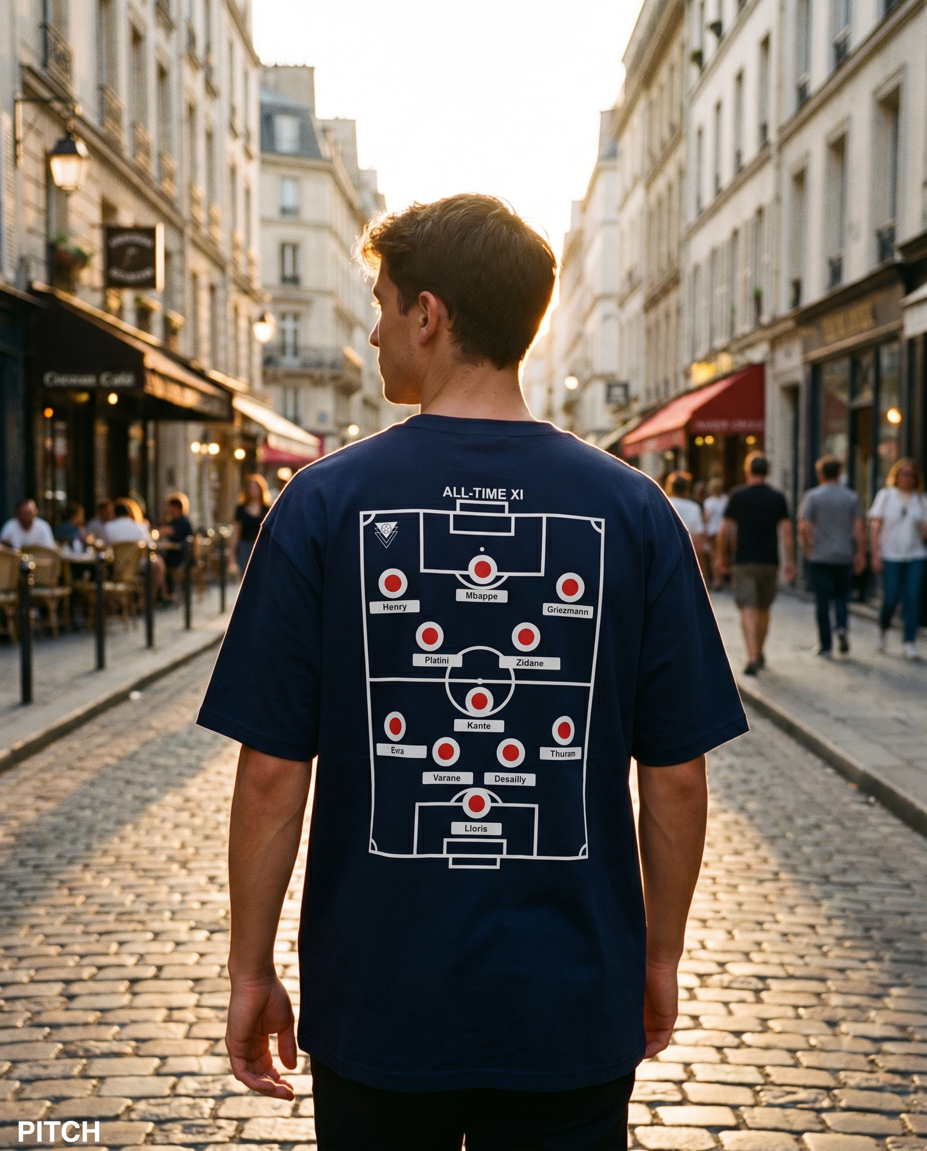 Custom France Legend XI Football T-Shirt | Choose your Starting Lineup Tee | France Football Fan Gift | Les Bleus Shirt |  Unique Football Gift